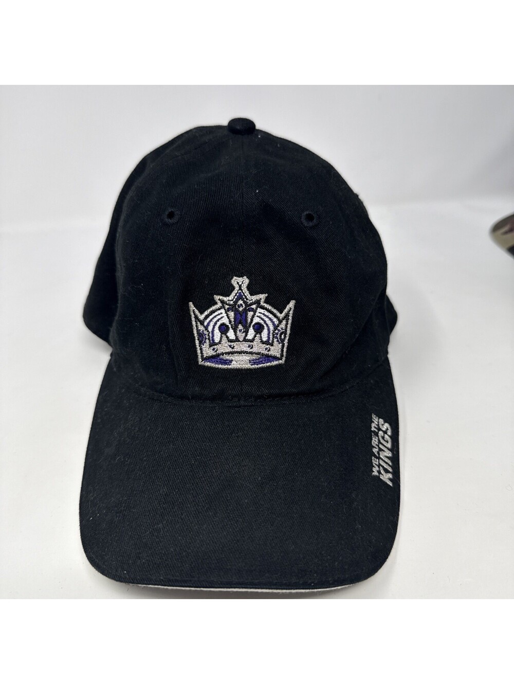 Los Angeles Kings Purple Crown We Are The Kings Black Hat Cap NHL